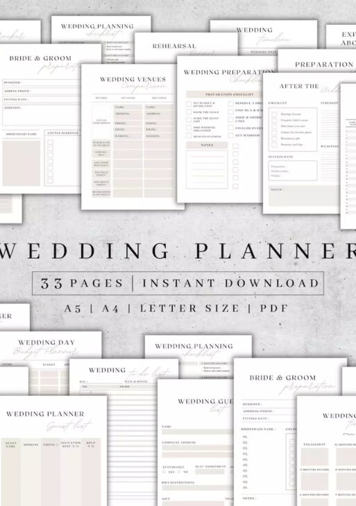 33+ Wedding Planner Collection