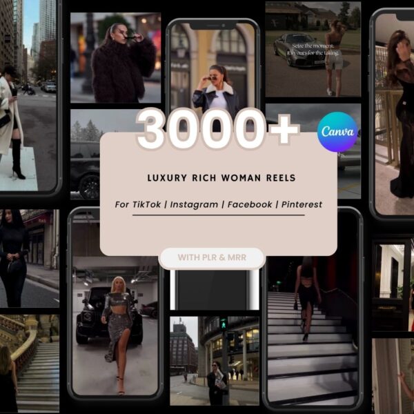 3000+ Luxury Rich Woman Reels for Instagram