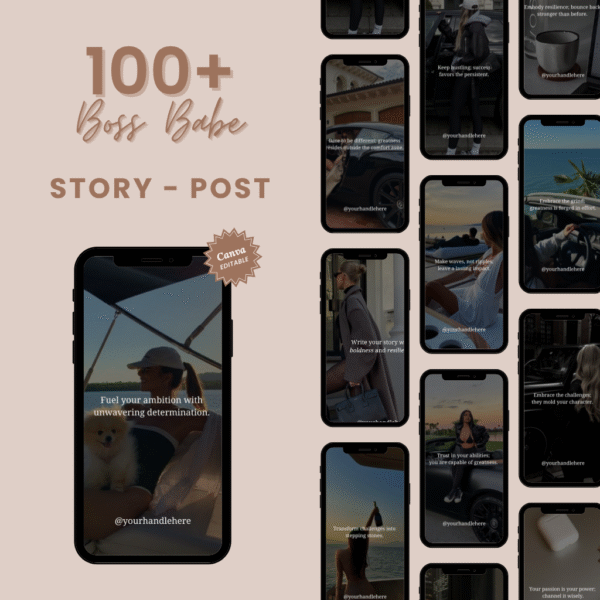 500 Boss Babe Social Media Content - 3