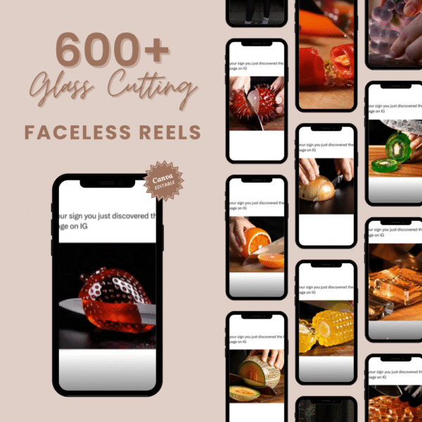 600+ AI Glass Cutting Reels Bundle - 2