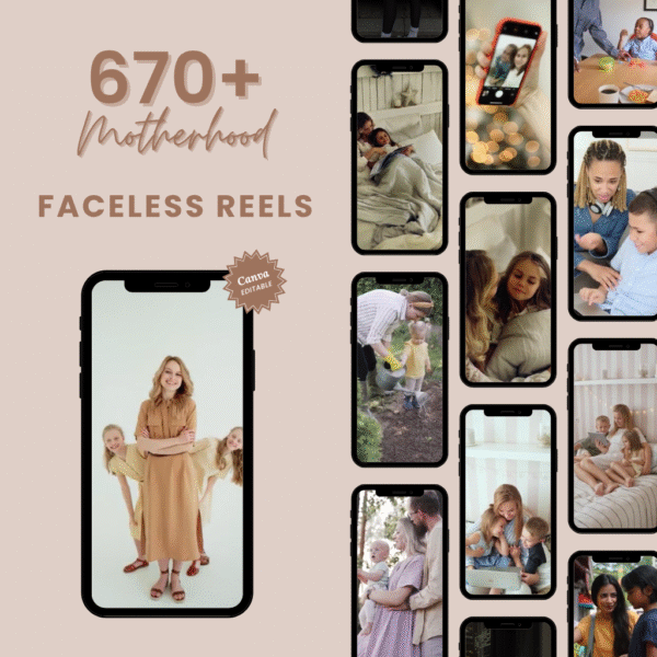 Motherhood Faceless Video Reels Bundle - 2