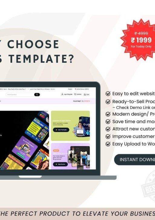 Ultimate Amazing Ready-to-Launch Digital Product Store – 40+ Resell Rights