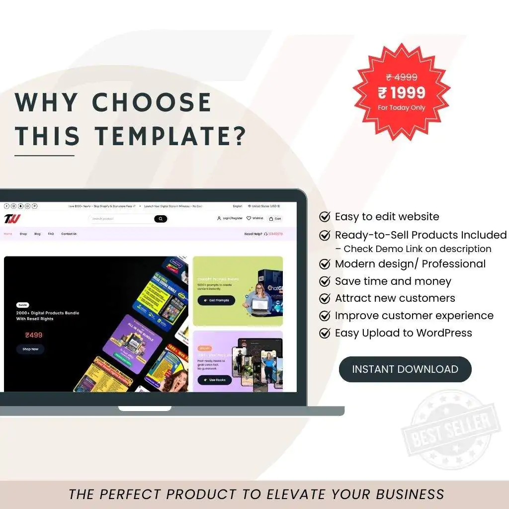 Ultimate Amazing Ready-to-Launch Digital Product Store – 40+ Resell Rights