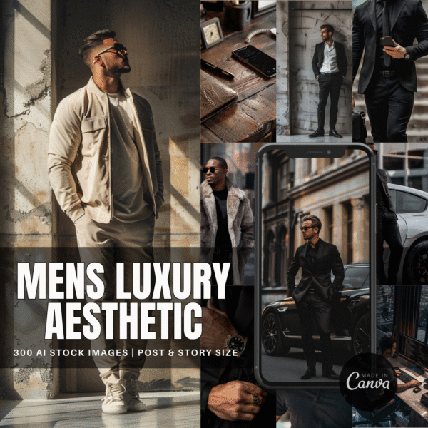 mens dark aesthetic frame